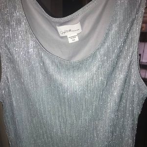 Jaclyn Smith Sparkle Tank Top